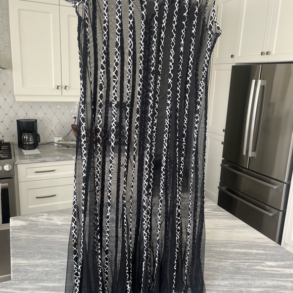 Sandra Darren amazing resort wear beach pool cover up dress size small 🧉🌴 - Picture 15 of 17